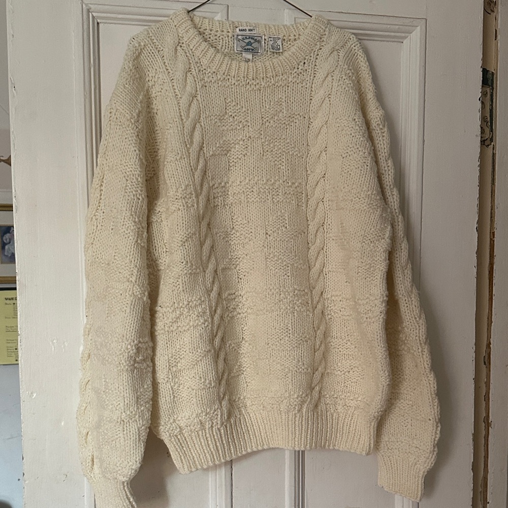 Cozy Cream Cable Knit Sweater